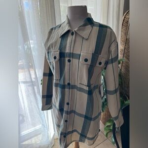 Vans‎ green plaid Shacket